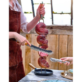 Casserole à Servir Churrasco en Fonte Ø18 cm - FORGED