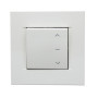 Volet Roulant Électrique Blanc 140x150 cm PVC Double Parois