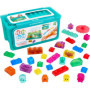 Coffret de Construction Jelly Blox - 24 Briques Souples pour Enfants