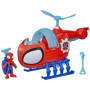 Hélicoptère Spidey avec Figurine 7,5 cm - Marvel