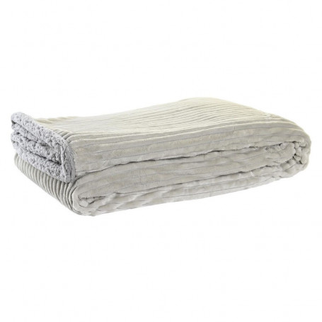 Couverture DKD Home Decor Beige Gris clair (150 x 200 x 2 cm) 96,99 €