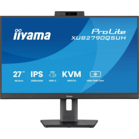 Moniteur IIYAMA 27" QHD IPS 100Hz avec Webcam et Pied Réglable