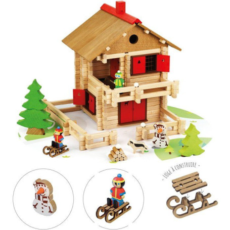 Jeujura - Grand Chalet d'Alpage en Bois - 215 Pièces à Construire