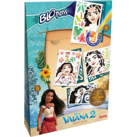 Blopens Vaiana - Kit de Dessin Aérographe pour Enfants