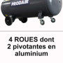 Compresseur d'air horizontal Domac 200L 2200W 10 bars