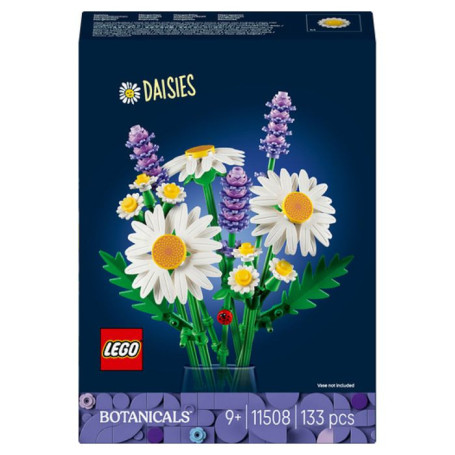 Bouquet de Marguerites LEGO Botanicals - Fleurs Artificielles Colorées
