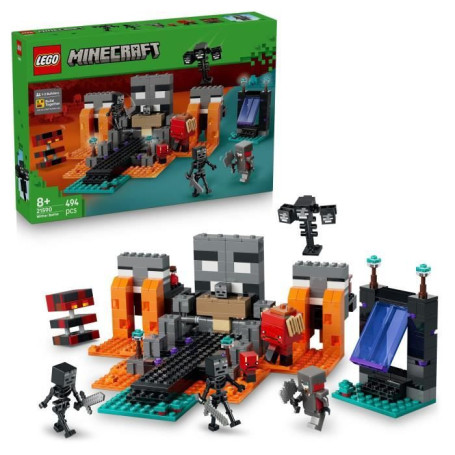 LEGO Minecraft - La Bataille du Wither, Set de Construction Aventureux
