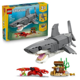 LEGO Creator 3-en-1 : Requin et Coffre au Trésor - Jouet Créatif