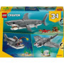 LEGO Creator 3-en-1 : Requin et Coffre au Trésor - Jouet Créatif
