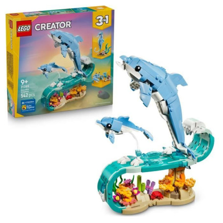LEGO Creator 3-en-1 : Beaux Dauphins et Animaux Marins