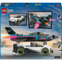 LEGO City - Le Jet Contre la Voiture, Jouet de Construction pour Enfants