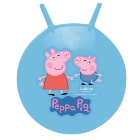 Balle Sauteuse Peppa Pig avec Pompe Manuelle - Lexibook