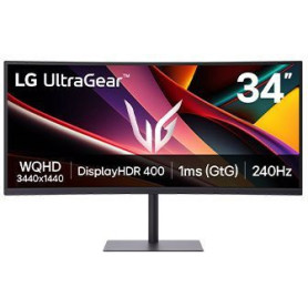 Écran PC Gamer Incurvé LG 34'' 240Hz Dalle VA 1ms