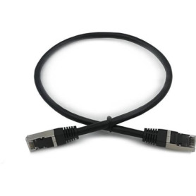 Câble RJ45 Blindé Cat.6 - LINEAIRE - 0,5m Noir
