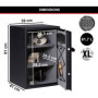 Coffre-Fort Électronique Haute Sécurité Master Lock - 61,7 Litres