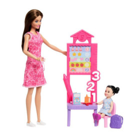 Coffret Barbie Maîtresse d'École avec Accessoires
