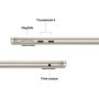 Apple MacBook Air 13,6" M5 2026 - 16Go RAM, 512Go SSD, Lumière Stellaire
