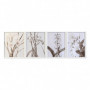 Cadre DKD Home Decor Verre Bouleau Fleurs (55 x 70 x 2,5 cm) (4 Unités) 299,99 €