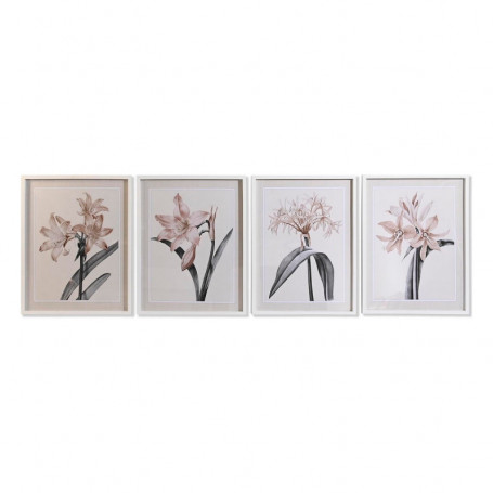 Cadre DKD Home Decor Verre Bouleau Fleurs (55 x 2,5 x 70 cm) (4 Unités) 299,99 €