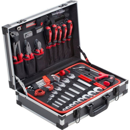 Coffret d'Outils 121 Pièces en Aluminium - MEISTER