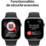 Apple Watch Series 11 GPS 46mm - Boîtier Aluminium Space Grey avec Bracelet Sport Noir