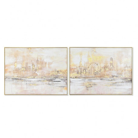 Cadre DKD Home Decor New York (80 x 3,5 x 60 cm) (2 Unités) 108,99 €