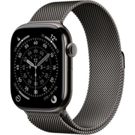 Apple Watch Series 11 GPS + Cellular 46mm en Titanium Slate avec Bracelet Milanese Loop