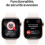 Apple Watch Series 11 GPS + Cellular 46mm - Boîtier en Titane Doré