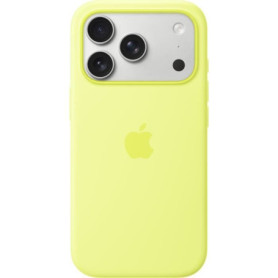 Coque en Silicone MagSafe pour iPhone 17 Pro - Jaune Néon