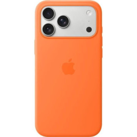 Coque en Silicone MagSafe pour iPhone 17 Pro Max - Orange