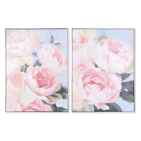 Cadre DKD Home Decor Fleurs (60 x 3 x 80 cm) (2 Unités) 108,99 €