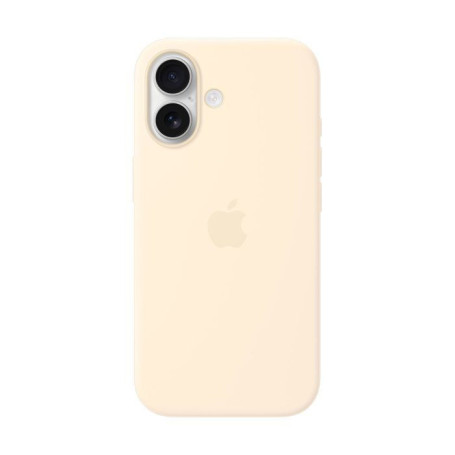 Coque en Silicone MagSafe pour iPhone 17 - Couleur Vanille