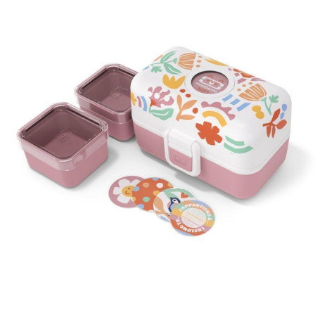 Lunch Box Enfant MONBENTO MB Tresor Papercut - 3 Compartiments Sans BPA