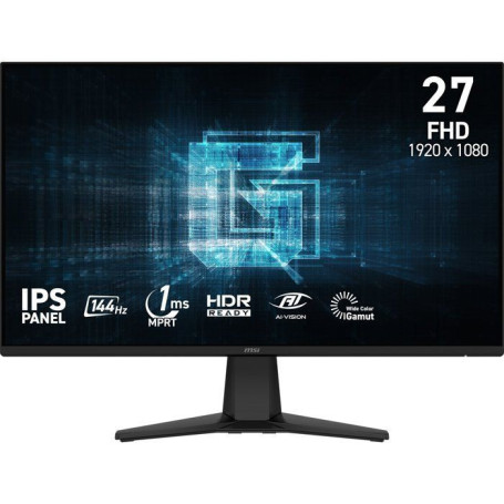 Écran PC Gamer MSI 27" FHD 144Hz IPS - Réactivité et Clarté