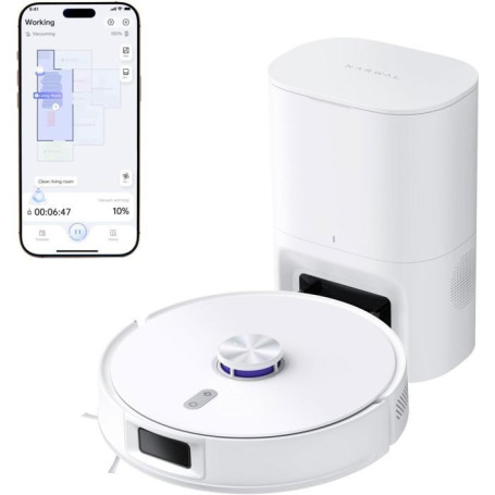 NARWAL Freo S - Robot Aspirateur Laveur Intelligent avec Autovidage