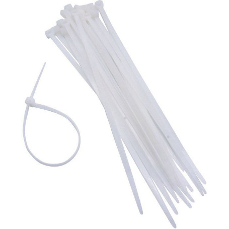 Colliers de Tuteurage Transparent - Lot de 25 - 15 cm