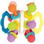 Anneau de dentition Twist Ball NUBY - Multicolore avec hochet