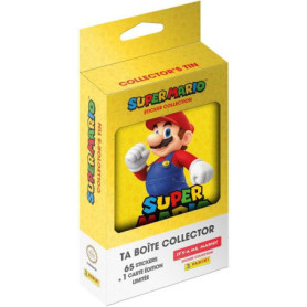 Boîte Métal Super Mario 2 avec 65 Stickers et Carte Édition Limitée