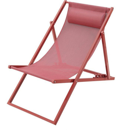 Chilienne PAROS en Acier Terracotta - Confort et Élégance pour l'Extérieur