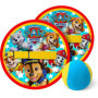 Jeu de lance-attrape Pat'Patrouille avec 2 raquettes et balle