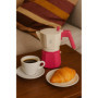 Cafetière Italienne Pezzetti Futurexpress en Aluminium Fuchsia - 3 Tasses