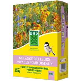 Mélange de Fleurs Vivaces pour Oiseaux - 18 Variétés - 230 g