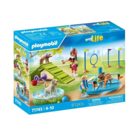 Aire de jeux pour chiens PLAYMOBIL - My Life, 61 pièces