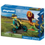 Playmobil Motocross - Véhicule de Course avec Rider et Accessoires