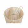 Set de basket DKD Home Decor Beige Métal Coton (42 x 42 x 51 cm) 229,99 €