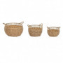 Set de basket DKD Home Decor Naturel Métal PE (38 x 38 x 27 cm) 138,99 €