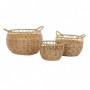 Set de basket DKD Home Decor Naturel Métal PE (38 x 38 x 27 cm) 138,99 €