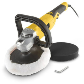 Polisseuse d'angle POWERPLUS 1200 W avec 3 pads inclus - Ø 180 mm
