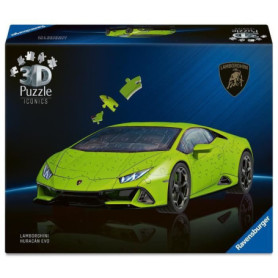 Puzzle 3D Lamborghini Huracán EVO - Édition Verte