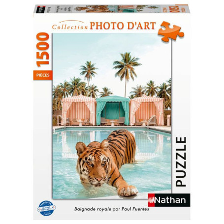 Puzzle Nathan 1500 pièces - Baignade Royale par Paul Fuentes